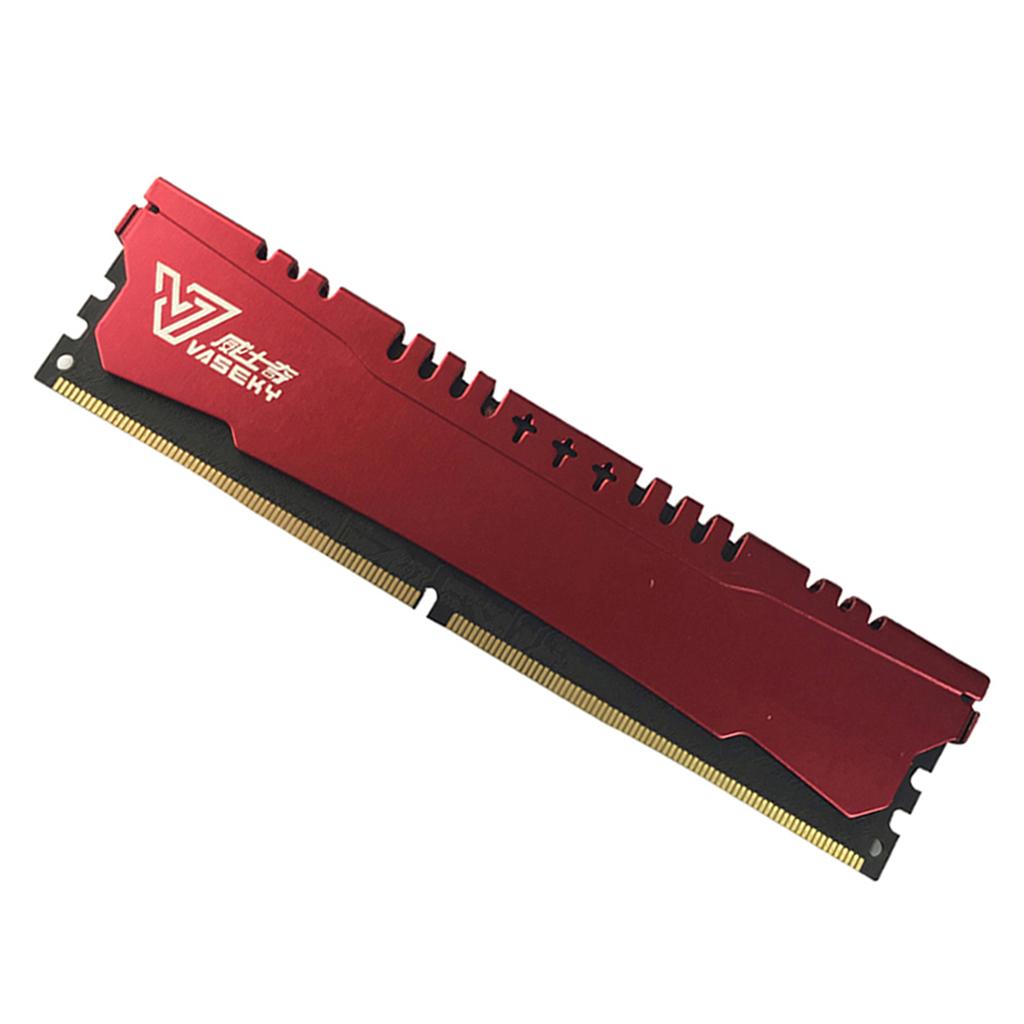DDR3 RAM Desktop DRAM Memory 4GB 1600MHz 204 Pin PC Computers Memory Module Kit, Faster CPU Data Exchange Red