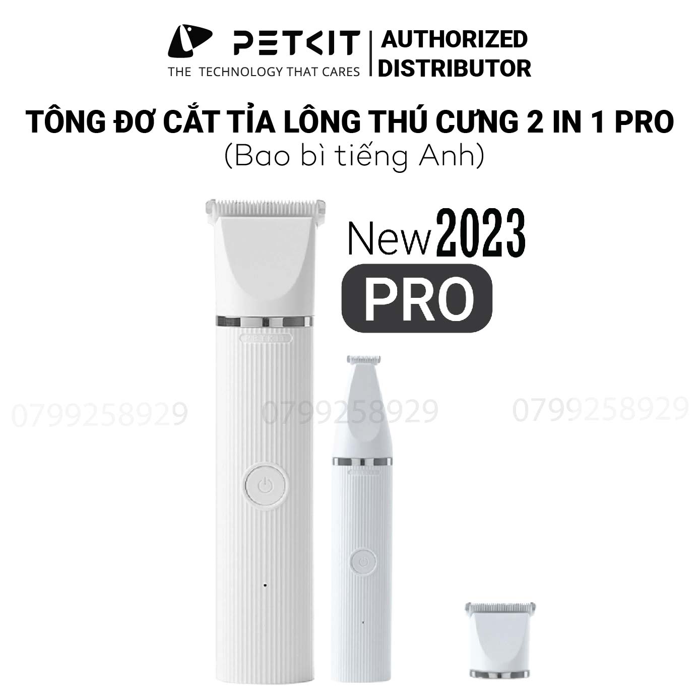 Tông Đơ Đa Năng PETKIT 2in1 Chuyên Dụng Cắt Tỉa Cho Chó Mèo Phiên Bản Pro 2023