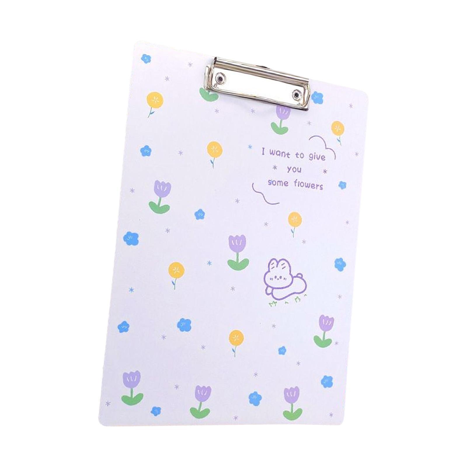 2PCS Cute Clipboard Fastener File Folders Gifts Creative for