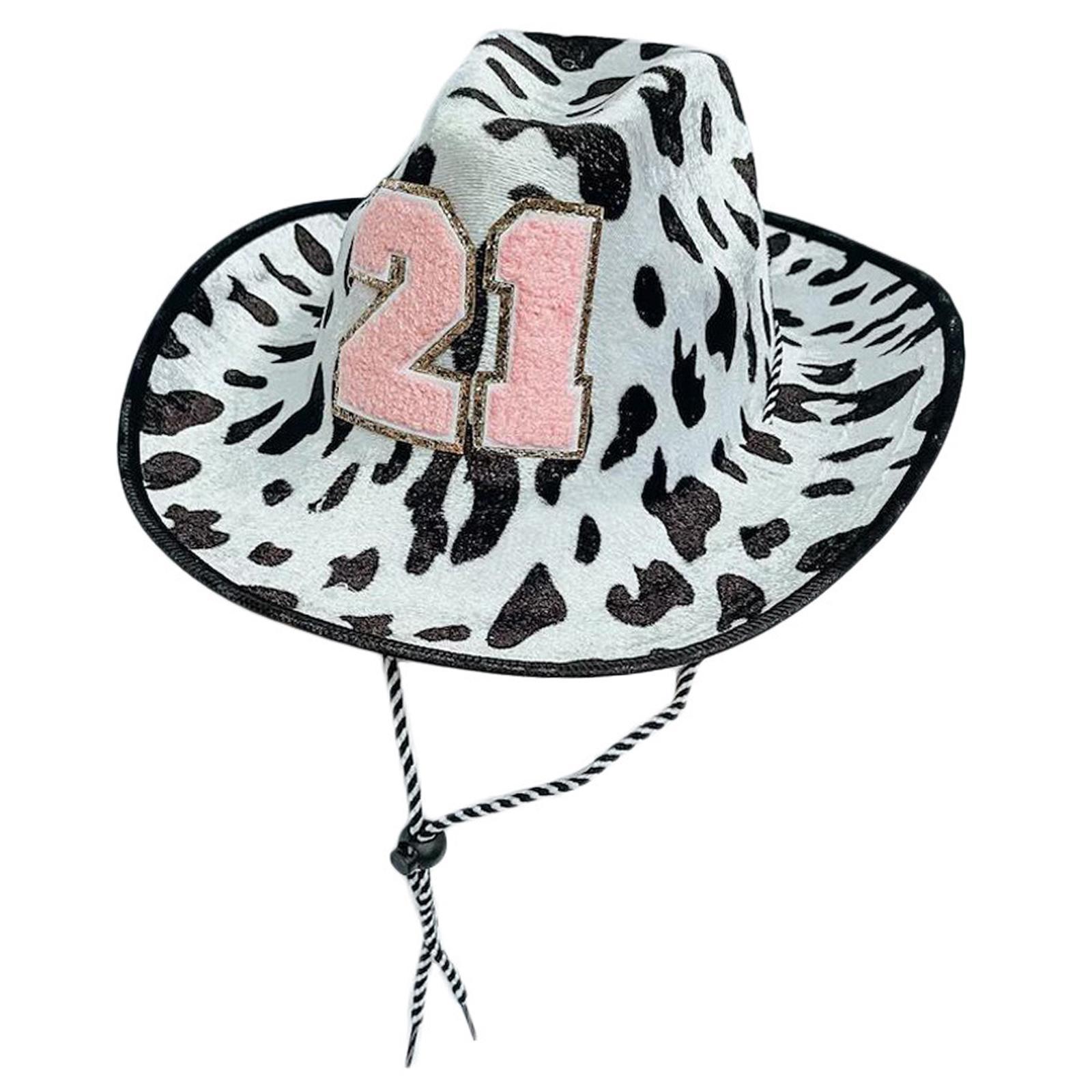 Cow Cowboy Hat Cowgirl Hat Women Cowboy Hat Cow Hats for Fancy Dress Dress up