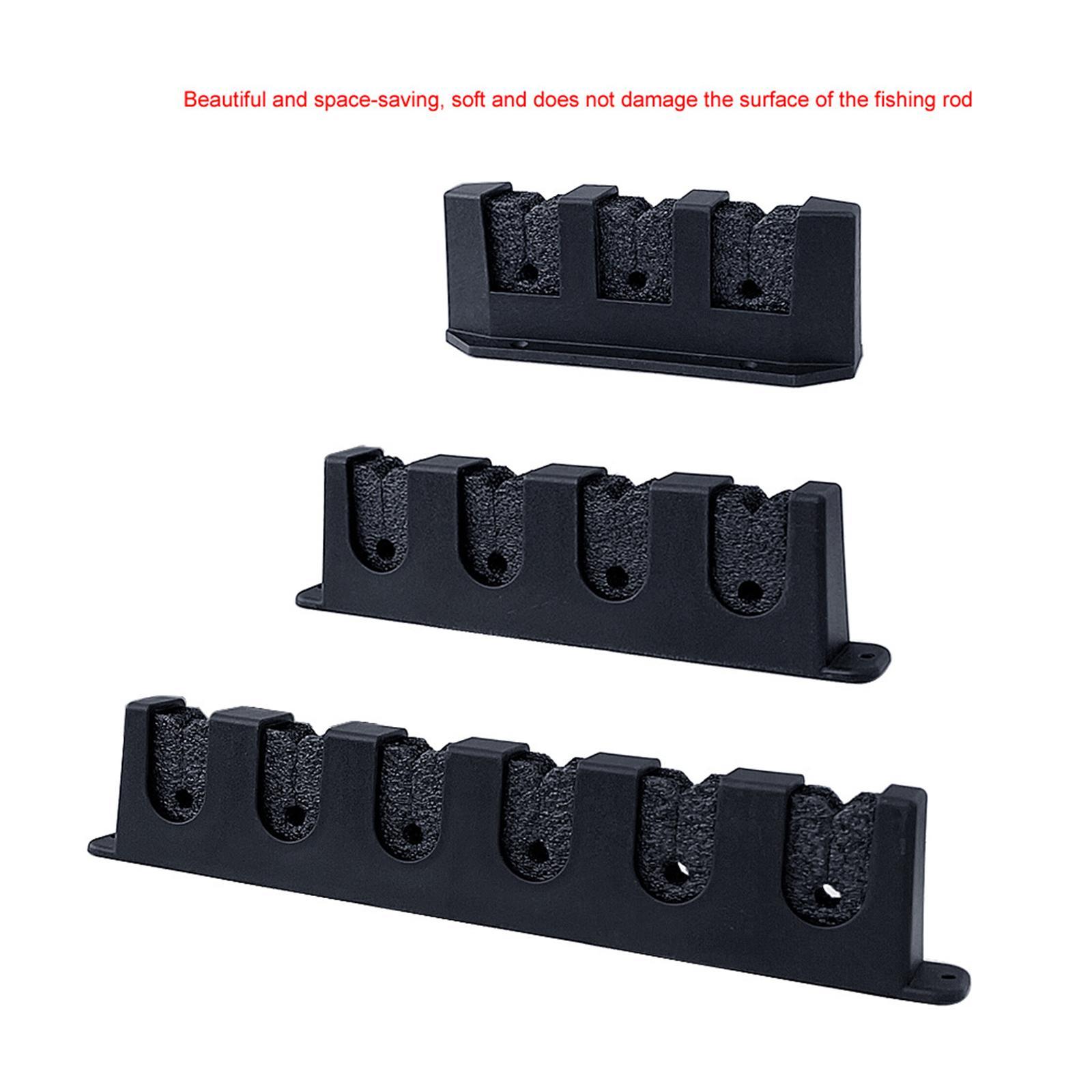 Fishing Rod Holder Easy Installation Wall Mount Pole Storage Rack for Fishing