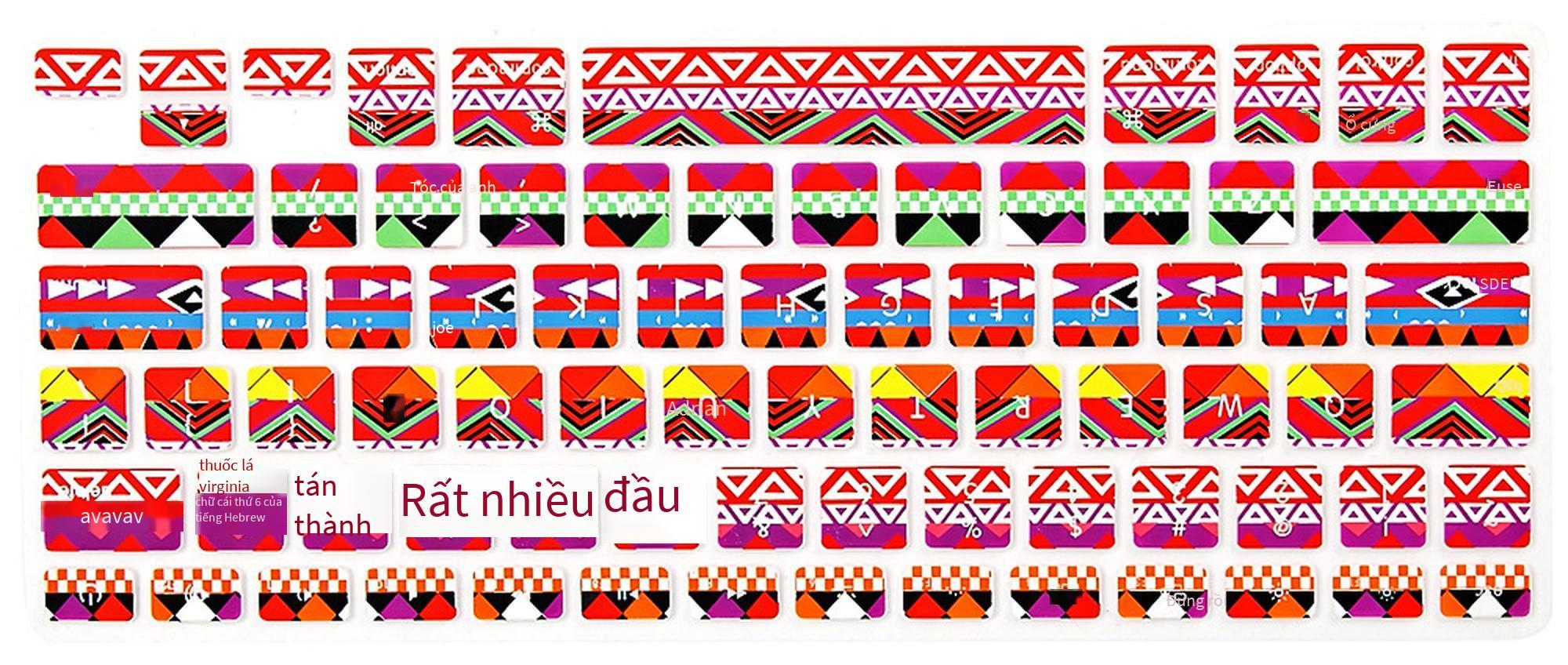 Giá tốt nhất phù hợp với Apple 13.3 inch air 15 inch Apple notebook màng bảo vệ phim hoạt hình phim hoạt hình bảo vệ bàn phím