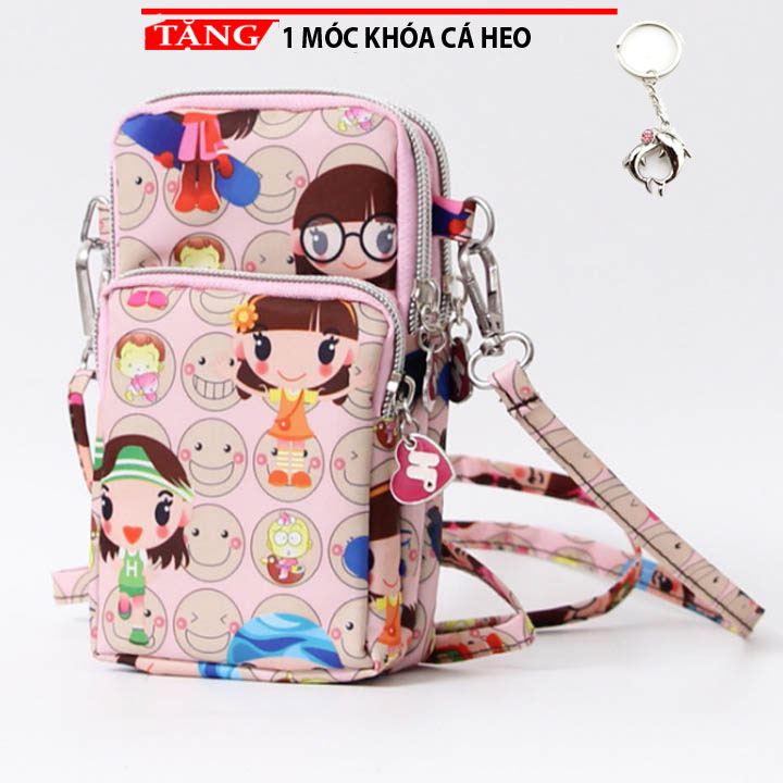 Túi đeo chéo đeo vai nữ TaoGbao thời trang cá tính SK51 Tặng móc khóa cá heo