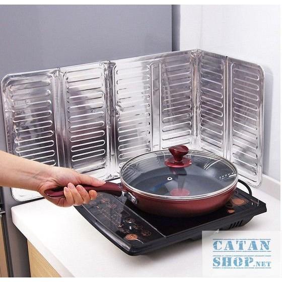 Tấm chắn dầu mỡ làm từ hợp kim nhôm cao cấp , tấm chắn dầu bắn không bắt lửa an toàn cho người sử dụng GD493-TamChDau