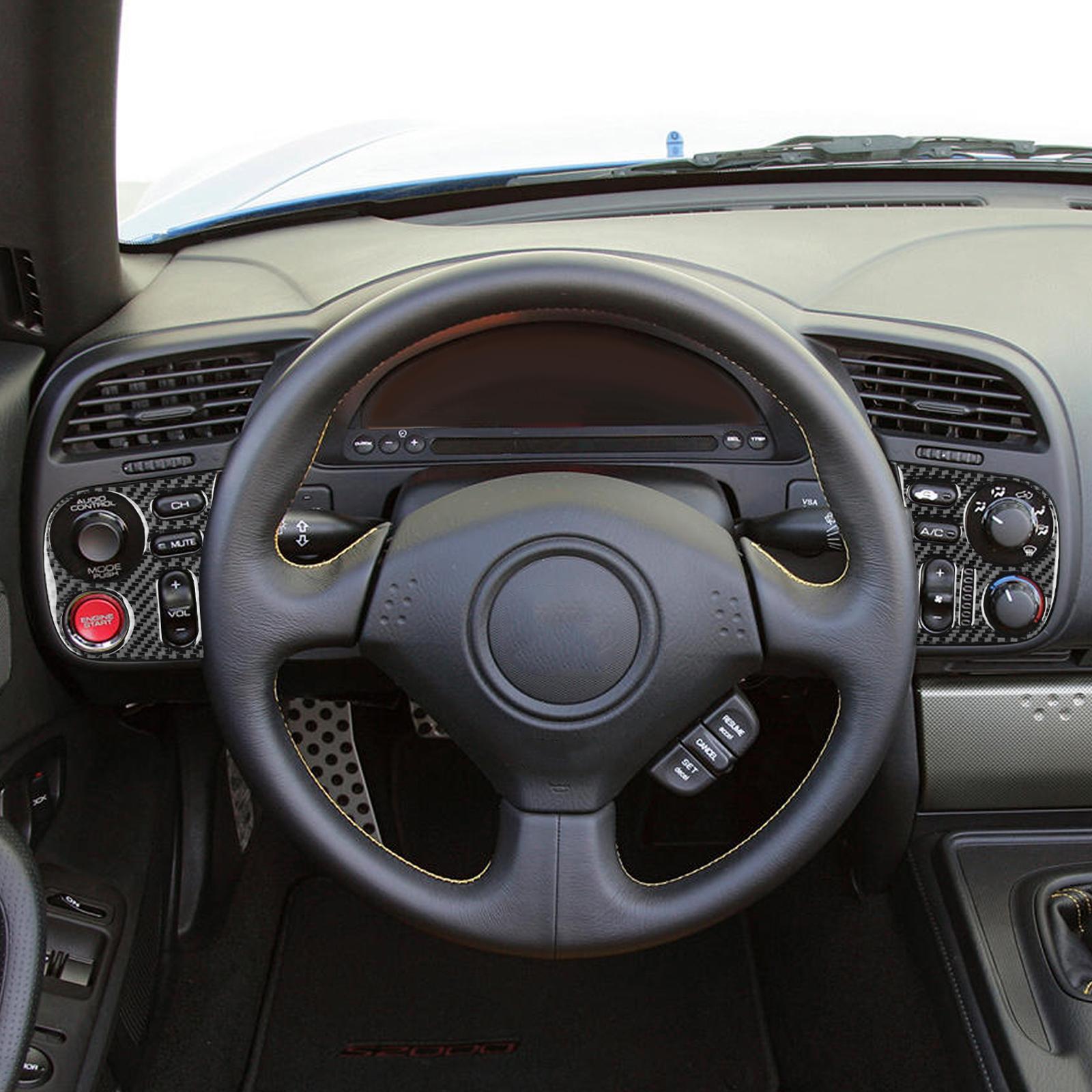 2Pcs Driver Side Dashboard Frame Dashboard Sticker for