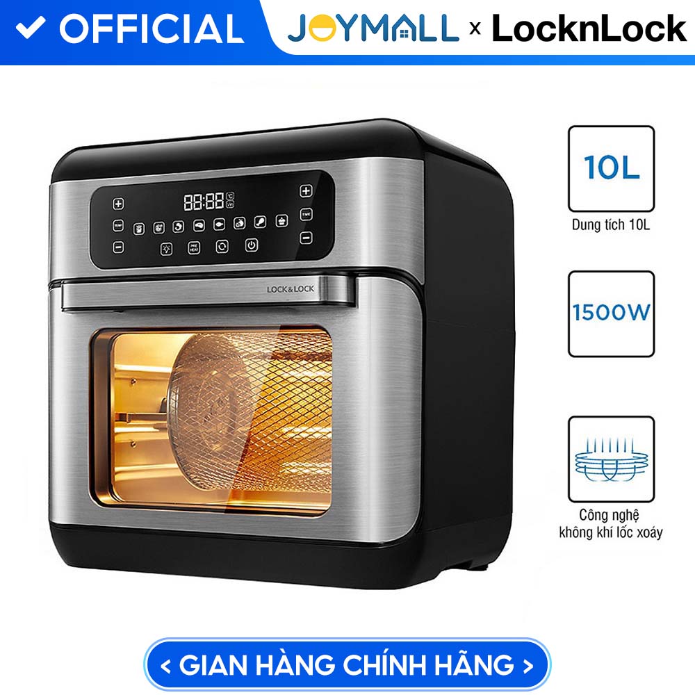 Lò Nướng Chân Không Điện Tử Lock&Amp;Lock Ejf291Blk 10L - Hàng Chính Hãng
