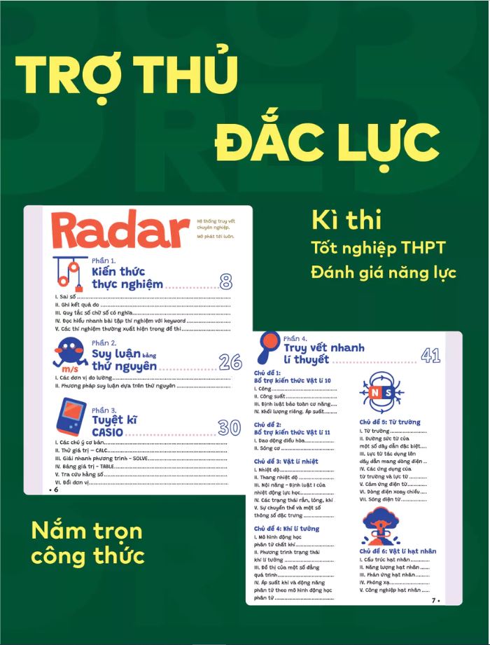 Sách P.H.A.O Ôn luyện thi tốt nghiệp THPT, ĐGNL - Vật Lý