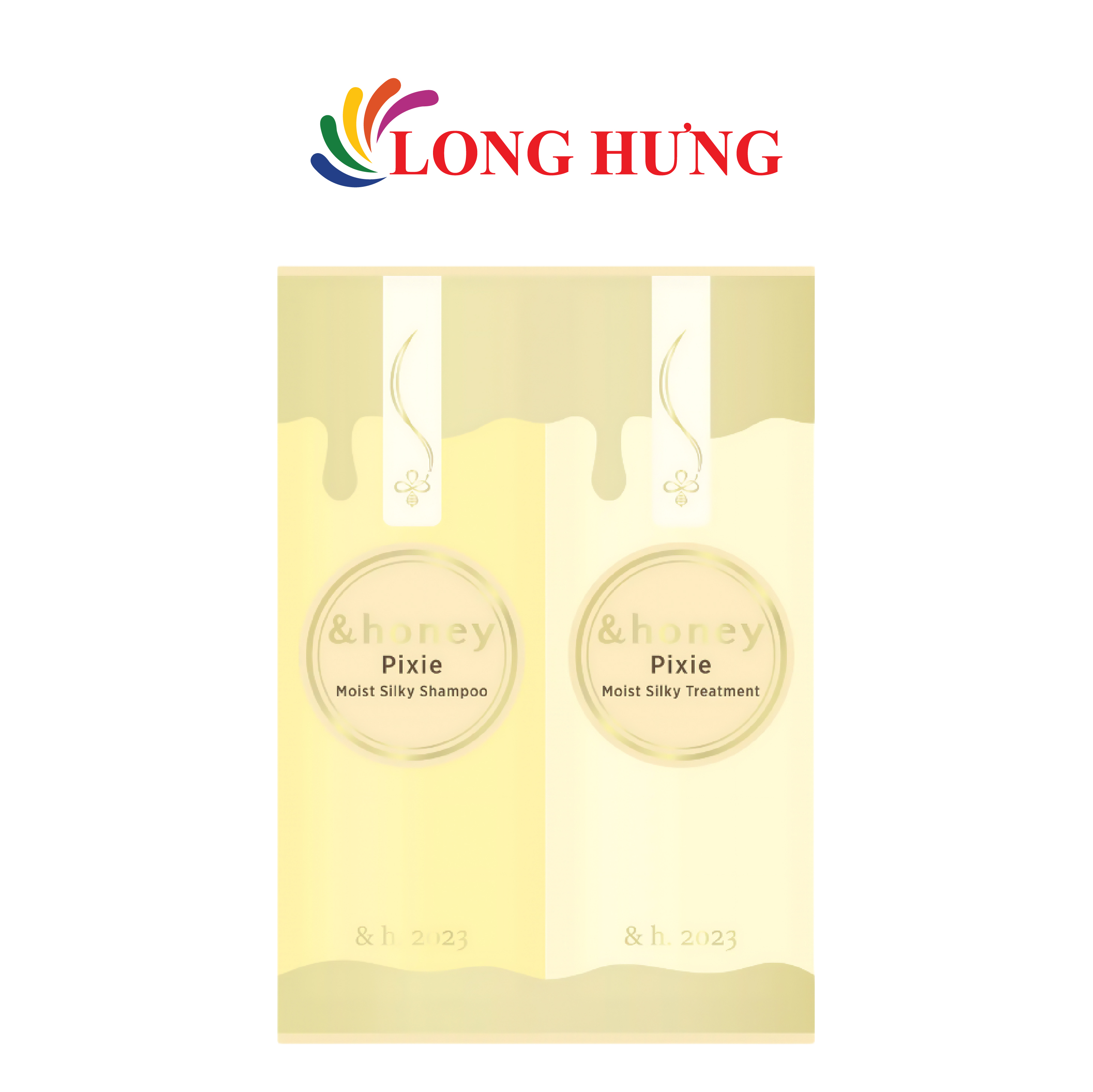 Gói dầu gội và xả mềm mượt &amp;Honey Pixie Moist Silky Shampoo/Treatment (10ml) - Hàng chính hãng