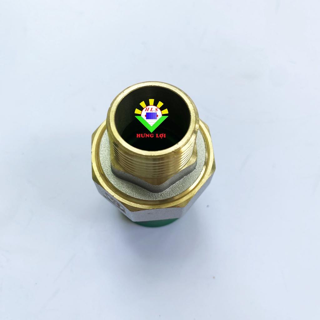 Rắc co ren ngoài phi 25 32 nước nóng PPR - phụ kiện ống nước nóng, lạnh
