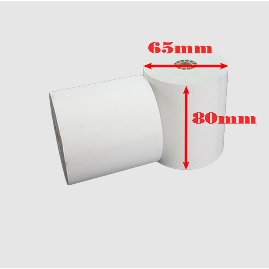 THÙNG 50 CUỘN GIẤY IN BILL K80x65 - GIẤY IN HÓA ĐƠN 80MM / GIẤY IN NHIỆT K80