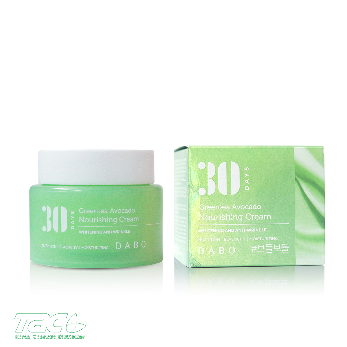 DABO Kem dưỡng da tinh chất bơ trà xanh - DABO Green Tea Avocado Nourishing Cream 100ml cấp ẩm dưỡng da