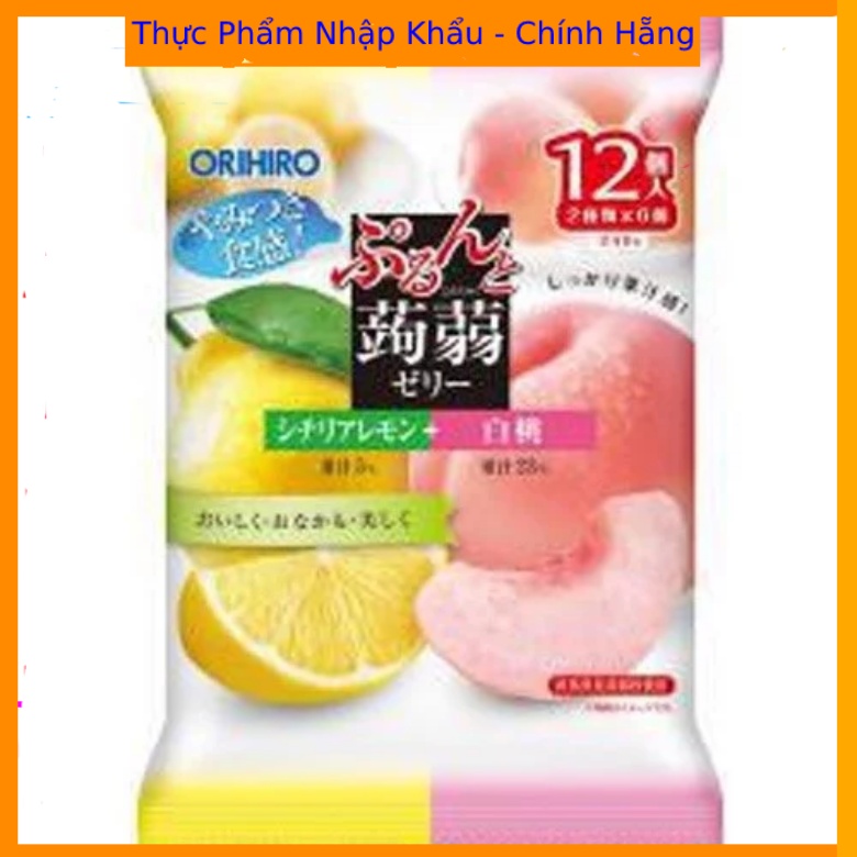 Thạch trái cây Orihiro Nhật Bản cho bé gói lớn 240g
