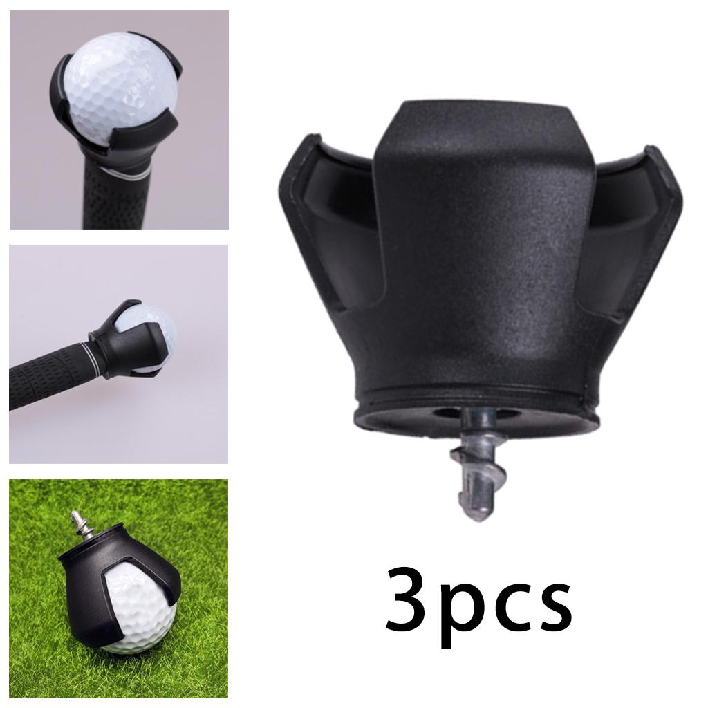 3pcs Golf Ball Pick Up Tool Retriever Grabber Claw Sucker Ball Picker Putter