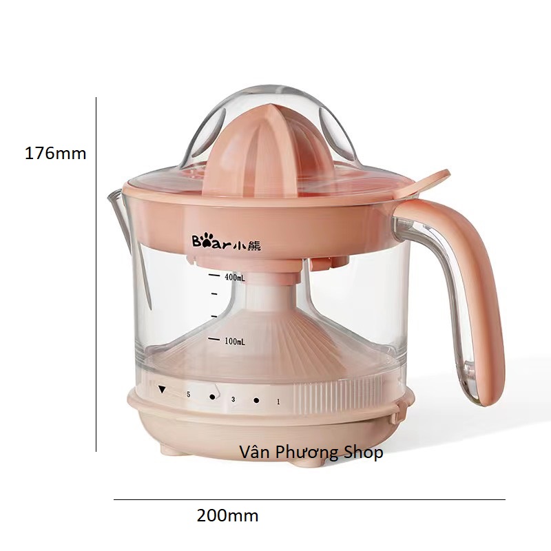 Máy vắt cam tự động 5 cấp độ Bear CZJ-A04B1 - Hàng Chính Hãng