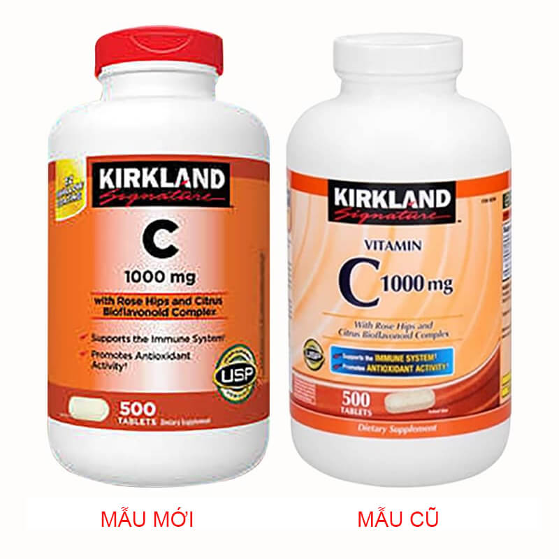 Vitamin C Kirkland Signature Mỹ tăng sức đề kháng, thức đẩy sẩn xuất collagen tự nhiên, sáng da, mờ thâm,nhanh lành bệnh - OZ Slim Store