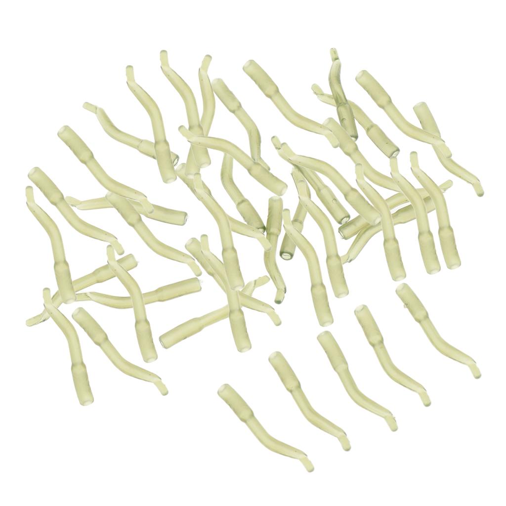 20pcs Fishing Hook Aligner Line Aligner Carp Rigs Setup Accessories Brown