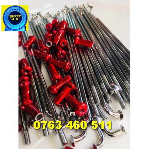 Căm mạ chân đỏ 1 cặp sirius trước đĩa sau đùm