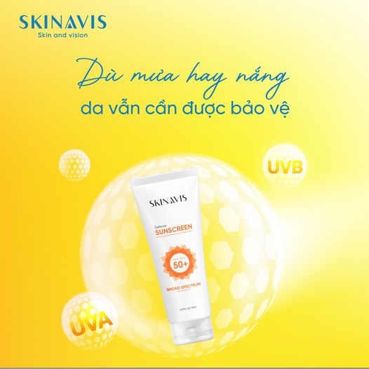 Kem chống nắng Skinavis defense – Phổ rộng, không lên tone da 70ml