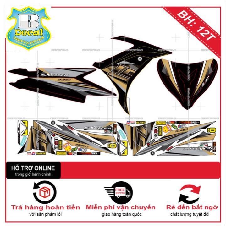 Tem rời dành cho EX 2011 LC VÀNG ĐỒNG