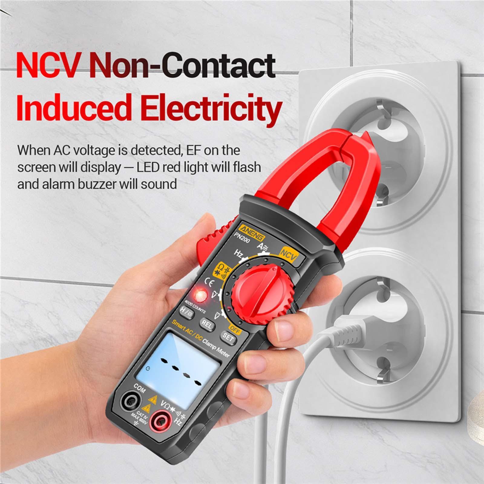 Digital Clamp Meter Accs Handheld Professional AC DC Universal Measures Tool Multimeter for Auto Voltage Resistance Electrician Current
