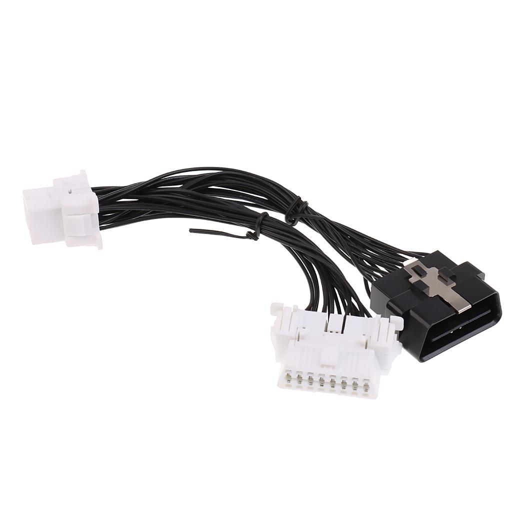 Car OBD2 Y Splitter Connector Extension Cable Wire