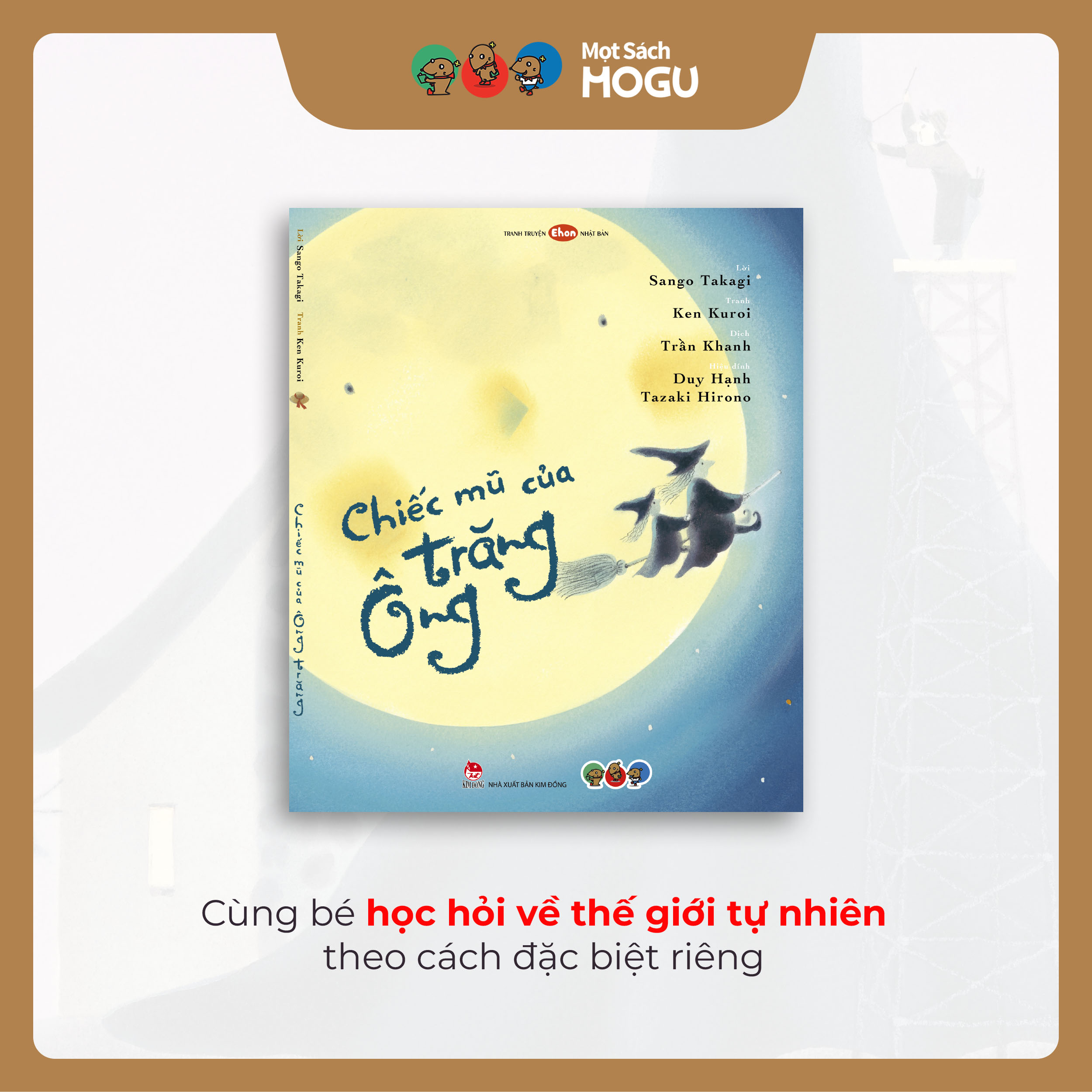 Truyện Ehon bé 3-4-5 tuổi - Chiếc mũ của ông trăng