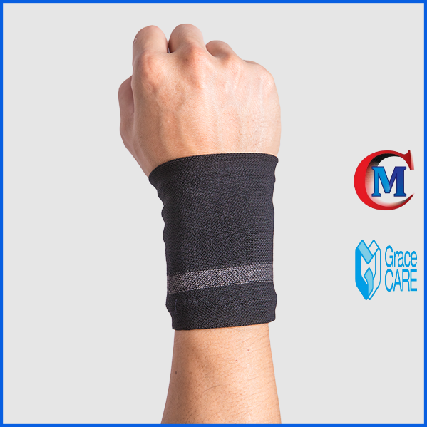 Băng đeo hỗ trợ bảo vệ cổ tay, thành phần từ sợi than tre cao cấp Grace Care WD320 - Made In Taiwan