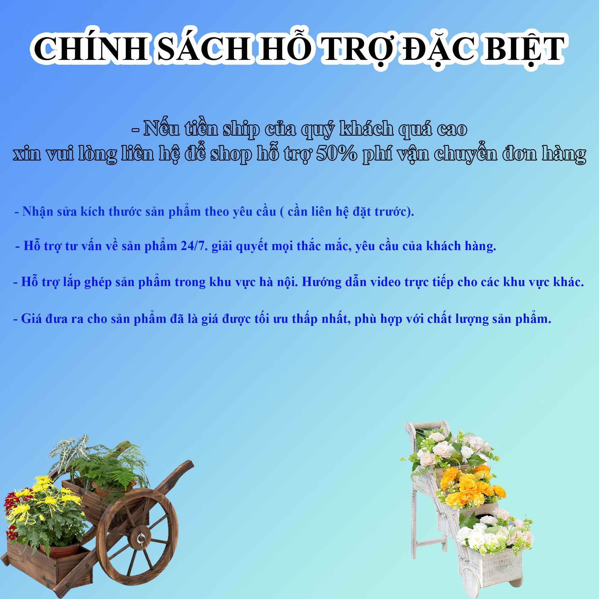 Kệ để chậu hoa cây cảnh ngoài trời 2 tầng kiểu dáng xe đẩy có thể đặt được nhiều lại chậu cây khác nhau kệ trồng cây ngoài trời bằng gỗ thông cao cấp - kệ gỗ Keria KG07