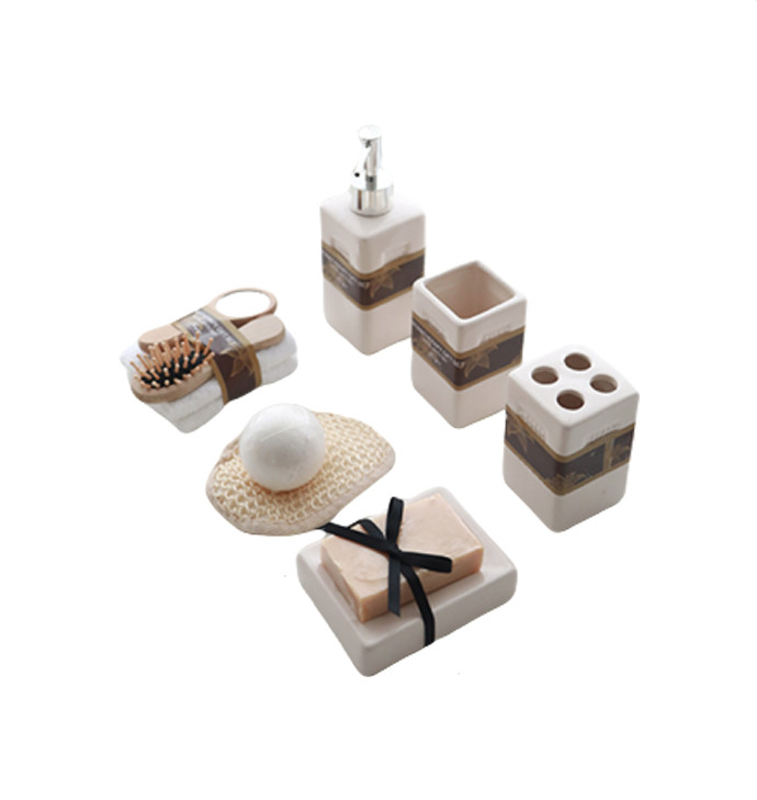 Set 6 món đựng dung dịch cho nhà tắm Dengeneres 3-D-B7-T2735