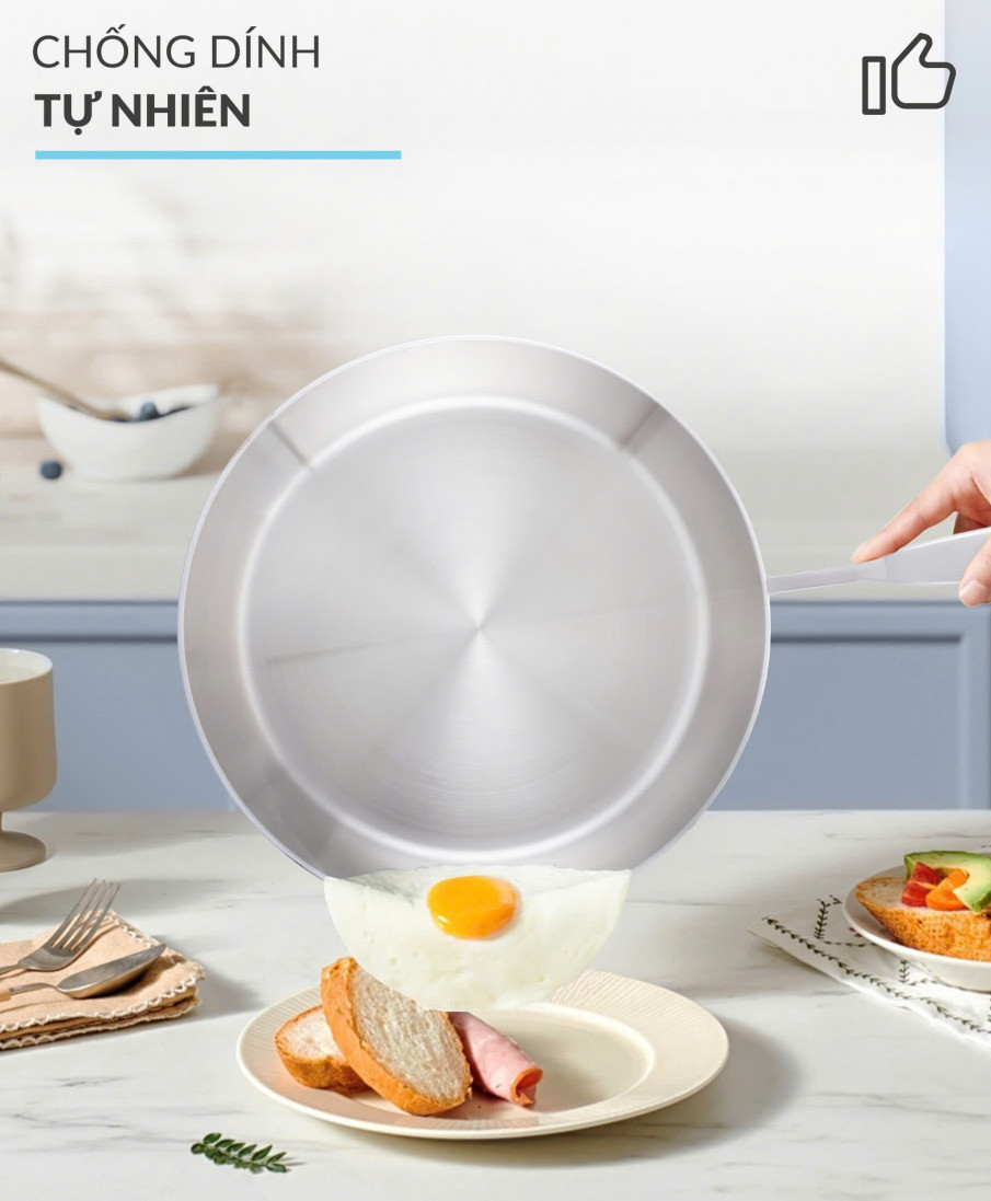 (Phiên Bản Mới) Chảo Sâu Lòng 28cm Inox316 Haatz HYP928 Dùng Cho Mọi Loại Bếp - Hàng Chính Hãng