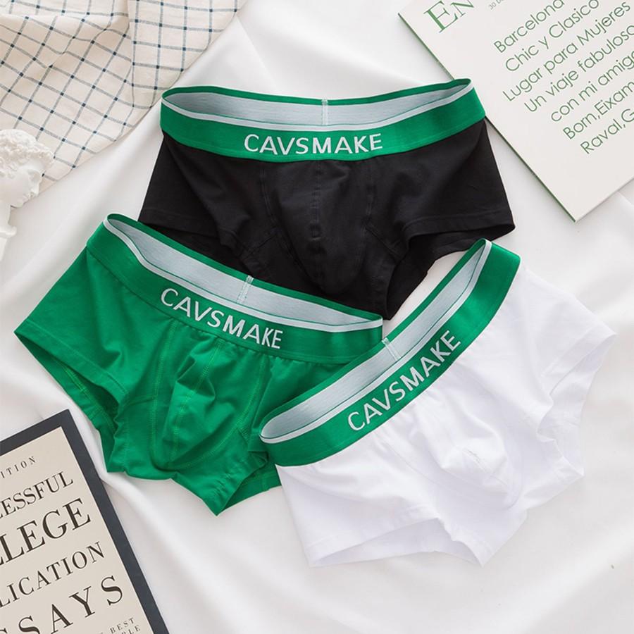 QUẦN LÓT NAM - BOXER Đai Xanh Siêu Cá Tính - Thun Mịn