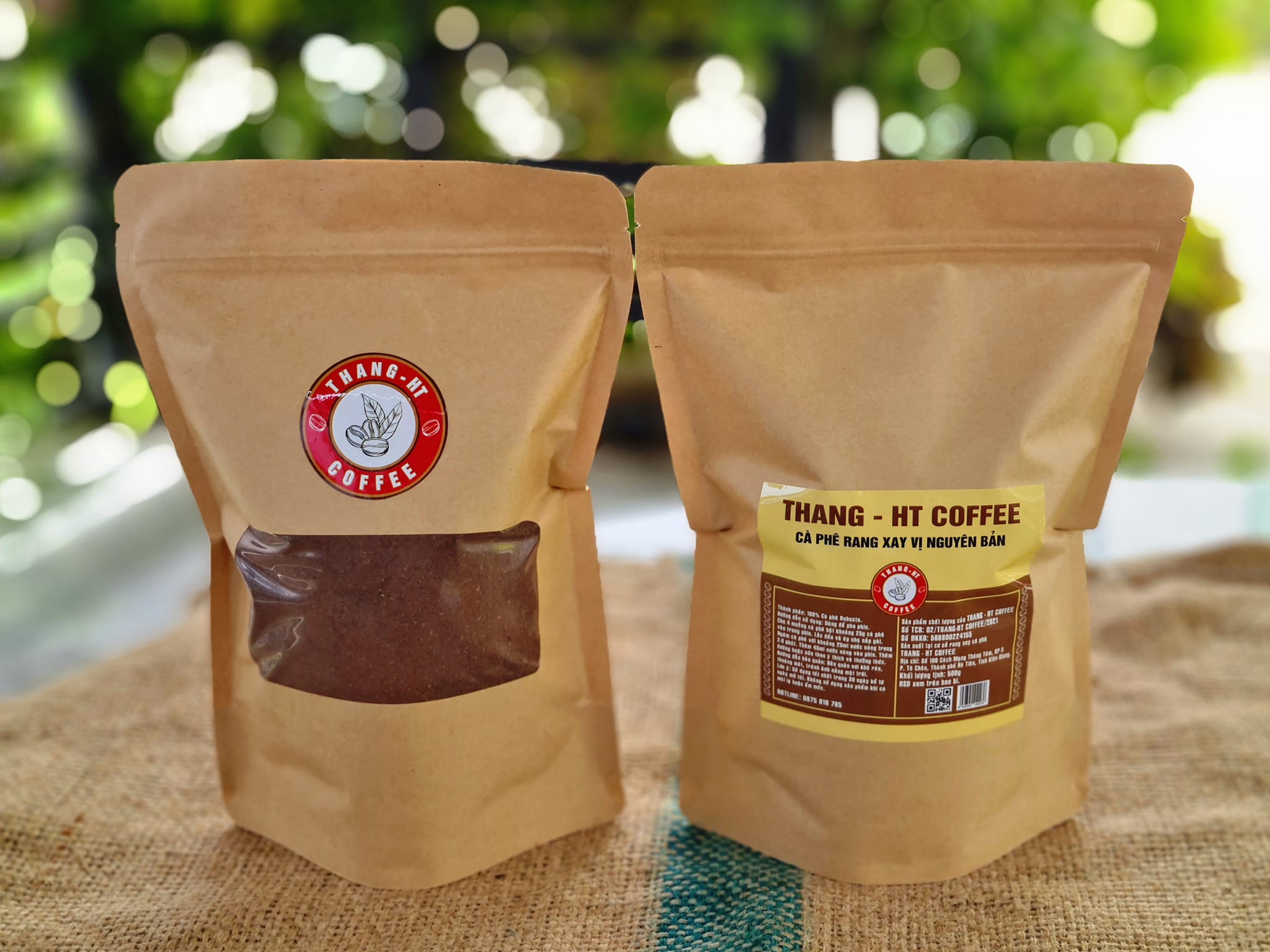 Cà Phê Rang Xay Nguyên Bản - THANG - HT COFFEE (1Kg)