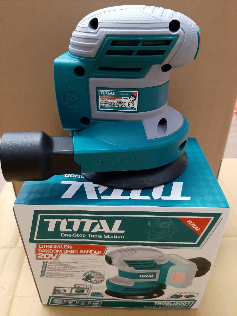 MÁY CHÀ NHÁM TRÒN DÙNG PIN 20V 125MM TOTAL TROSLI2001 - HÀNG CHÍNH HÃNG