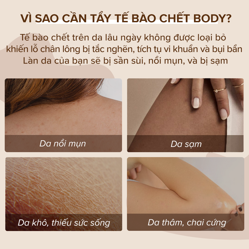 Tẩy tế bào chết cà phê KISS ON cho body giúp làm sạch da, mịn màng tươi sáng dung tích 200ml JN-KI-TDC01