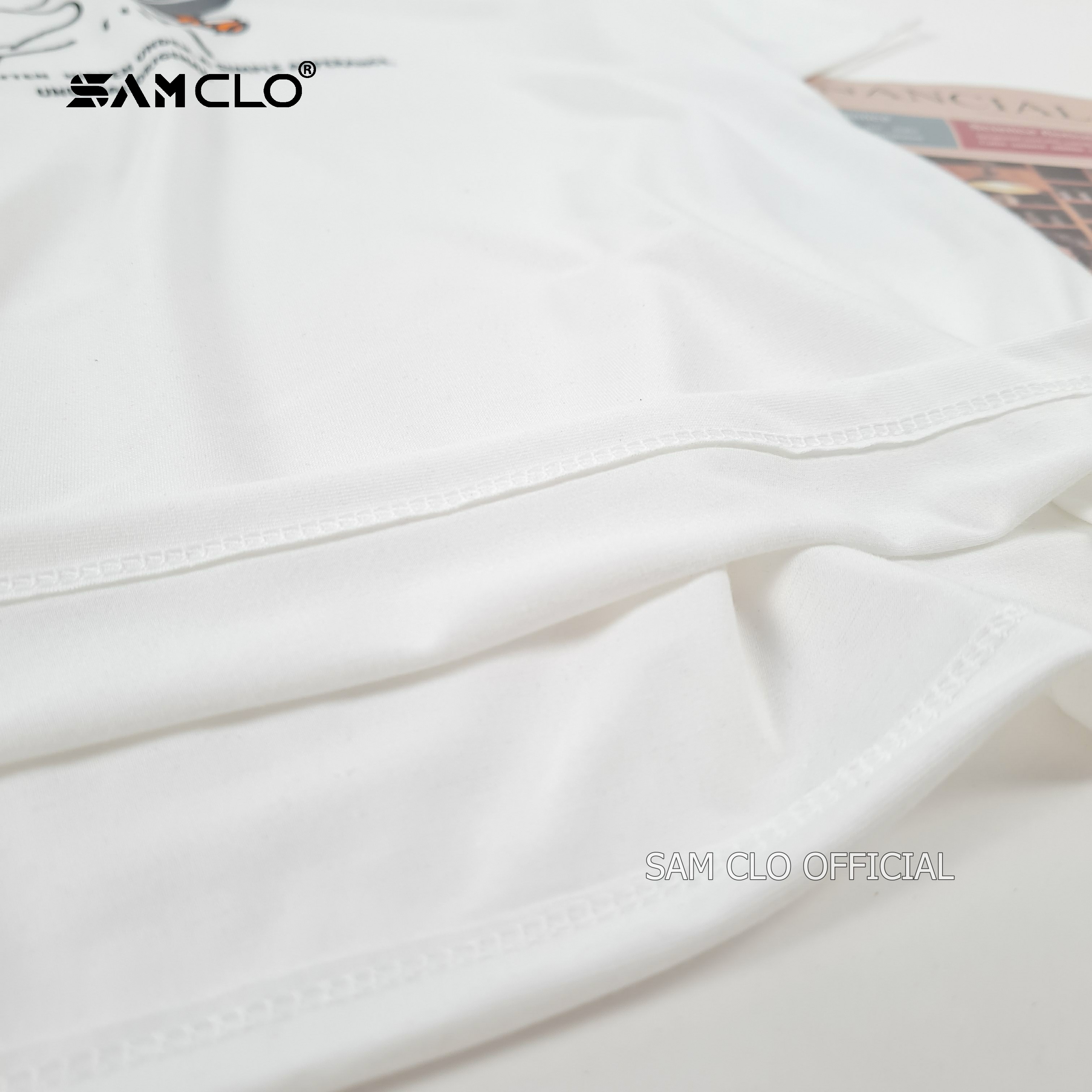 Áo thun tay lỡ nữ freesize phông form rộng dáng Unisex, mặc lớp, nhóm, cặp in HÌNH VỊT DANGER màu trắng