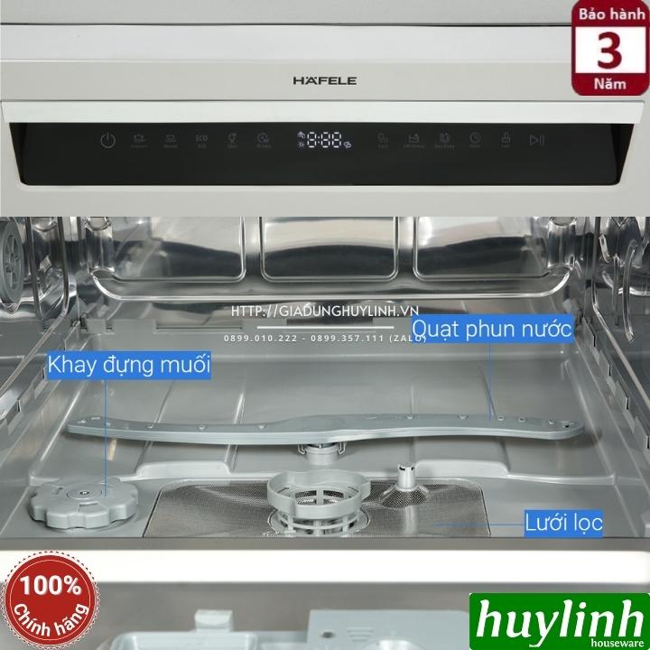 Máy rửa chén bát để bàn Hafele HDW-T50B - 539.20.600 - 6 bộ Âu [Phù hợp cho gia đình 2 - 4 người] - Hàng chính hãng