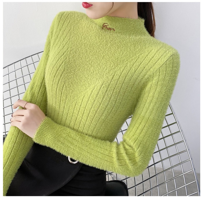 ÁO LEN NỮ LÔNG MỀM MỊN HÀN QUỐC CỔ 3 PHÂN SIÊU XINH - DL55121