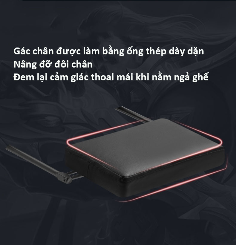 Ghế Chơi Game Có Massage Kèm Gối, Ghế Làm  Việc Văn Phòng Chân Xoay Cao Cấp Hàng Chính Hãng