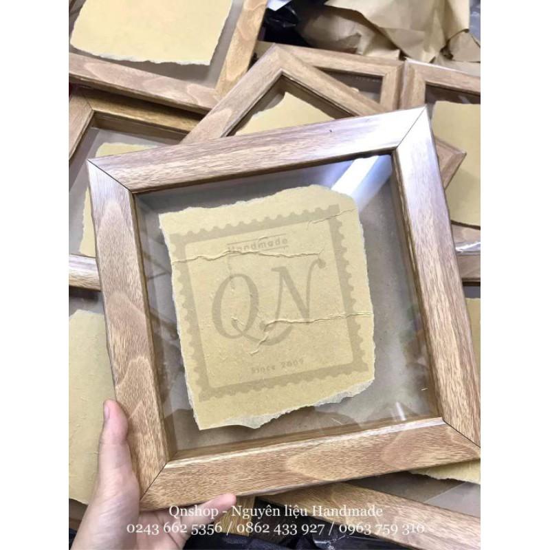 Khung ảnh nổi 3D kích thước trong lòng 20x20cm, phụ kiện trang trí khung ảnh