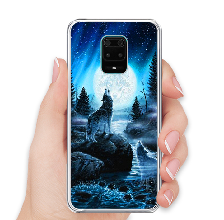 Ốp lưng dẻo cho điện thoại XIAOMI REDMI NOTE 9S / REDMI NOTE 9 PRO - 0485 Wolf04 - Hàng Chính Hãng