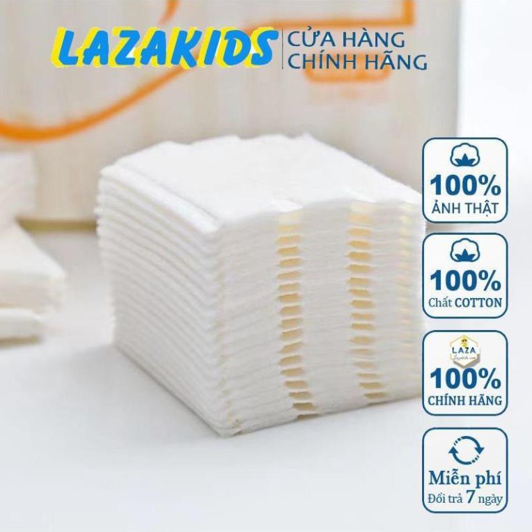 Sỉ  Bông Tẩy Trang 3 Lớp Cotton Pads 222 miếng loại 100% bông tự nhiên cao cấp bông tự nhiên nội địa