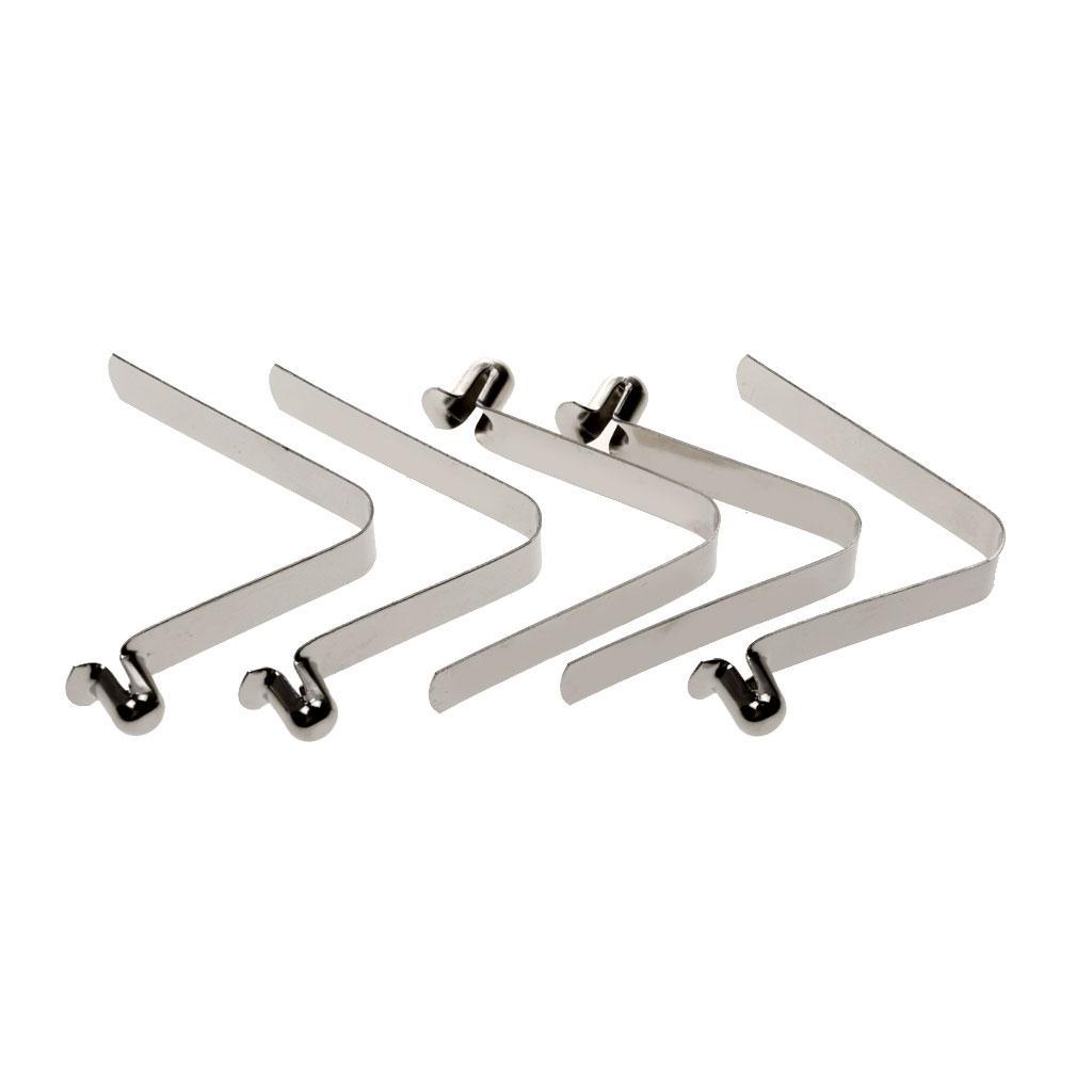 5pcs paddle Push Snap Button Tent Awning Pole Clips Tube Spring Clips