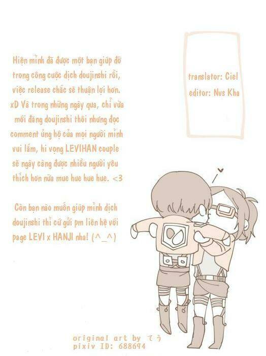 tấn công người khổng lồ - doujinshi levihan chapter 8 6