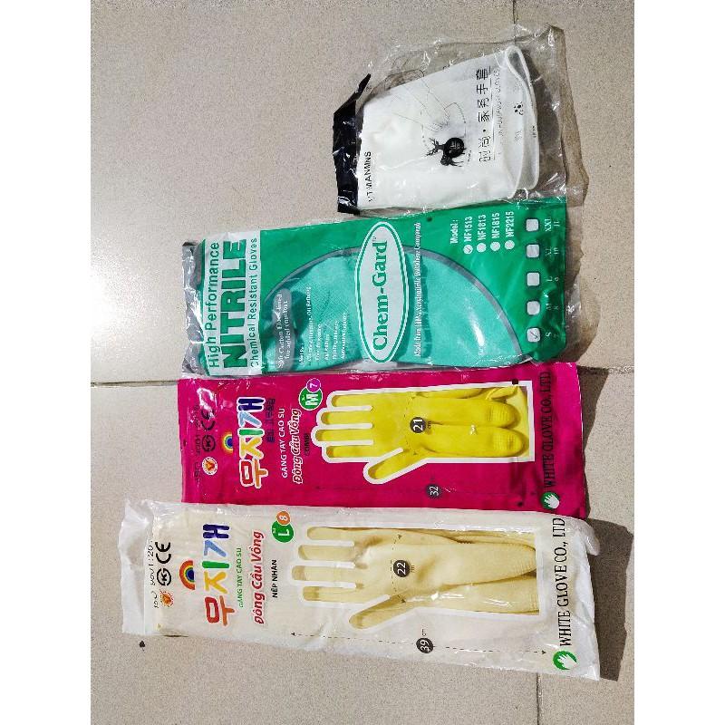 Găng tay cao su , găng tay rửa chén bát