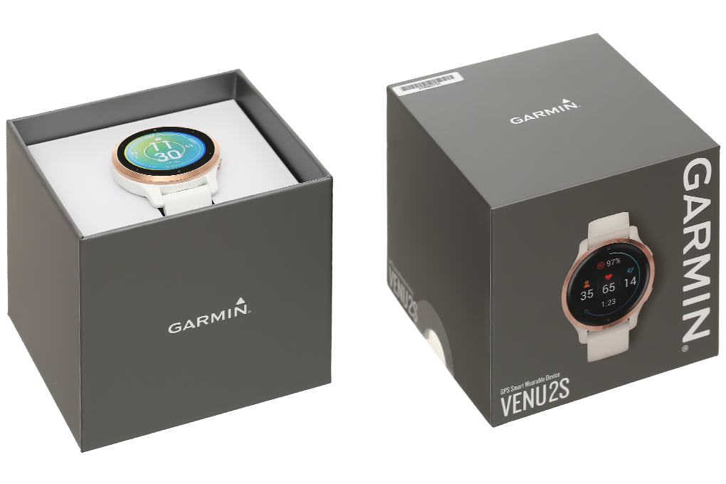 Đồng hồ thông minh Garmin Venu 2s dây silicone - Hàng chính hãng