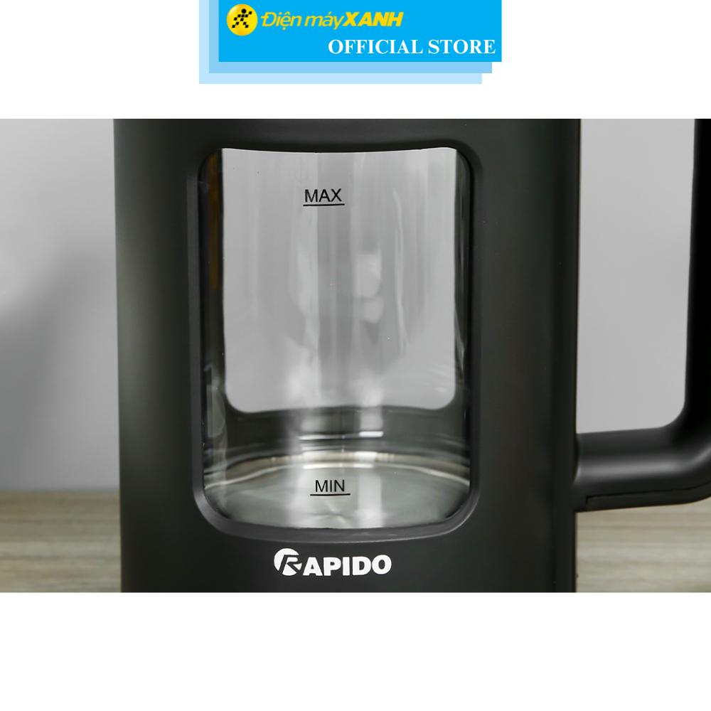 Bình đun siêu tốc Rapido 1.7 lít RK1715B - Hàng Chính Hãng
