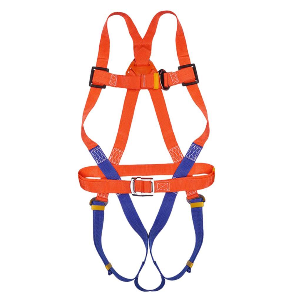 Full Body Safety Climbing Harness Outdoor Rock Climbing Harness for Mountaineering Expanding Training Tree Arborist Rappelling Equipment