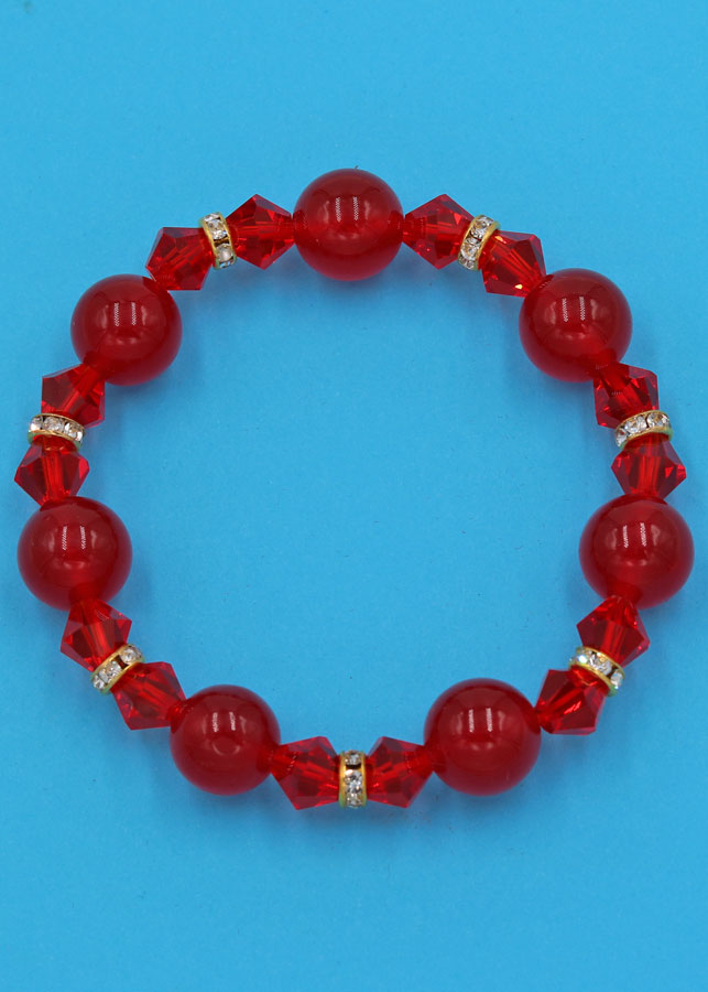 Chuỗi tay đá thạch anh đỏ 12 ly FTHOO21