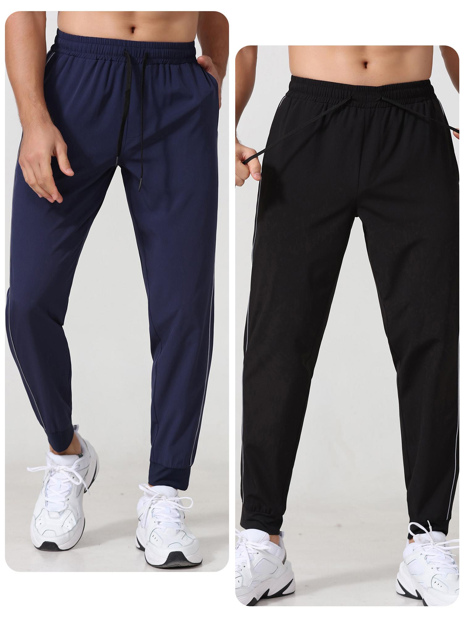 Quần Jogger Nam Quần thể thao có túi có dây phản quang Chạy bộ tập thể thao Người chạy bộ thể thao