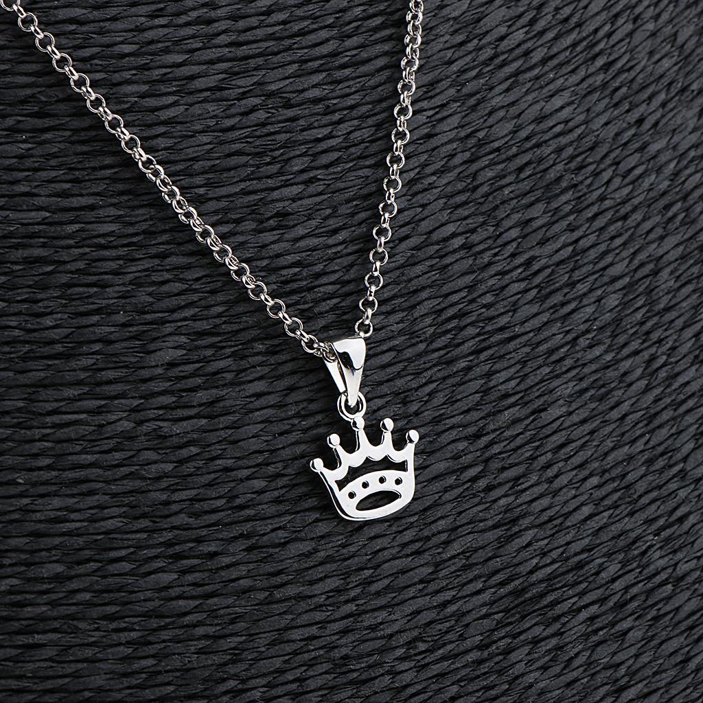 Fashion Women   Crown Tiara Pendant Necklaces Gifts